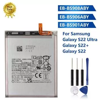Сменный аккумулятор EB-BS908ABY EB-BS906ABY EB-BS901ABY для Samsung Galaxy S22 Ultra 5G S22 Plus 5G S22 + S22 5G For Galaxy S22