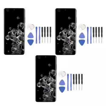Сменный экран для Galaxy S20 Ultra SMG988B DS международная версия сенсорный дисплей дигитайзер A Black