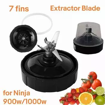 Сменный блендер с 7 плавниками и лезвиями для Nutri Ninja Auto IQ 1000 1300 7Fin