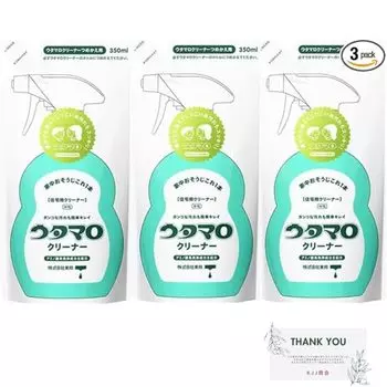 Сменный блок чистящего средства Utamaro 350 мл 3 шт. Toho Household Detergent Kitchen Original Card Included [Оптовая покупка]