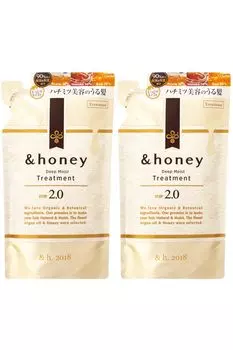 Сменный блок Deep Moist Treatment 350 г 2 набора Лечение волос и мед 2.0 |