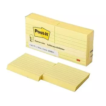 Сменный блок для блокнота Post-it Notes желтый 76 x 76 мм 97 листов x 6 блоков R335