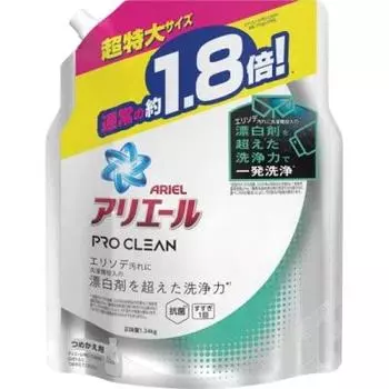 Сменный блок геля Ariel Pro Clean, очень большой размер, набор из 3 предметов