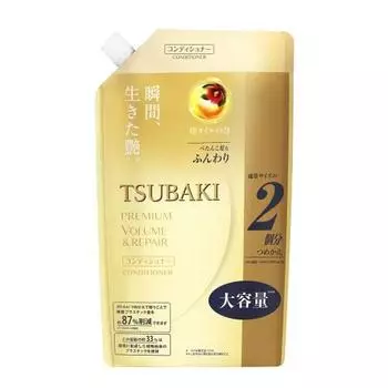 Сменный блок кондиционера TSUBAKI Premium Volume & Repair Tsubaki Hari Koshi Liquid Package: Бежевый Refill 660мл