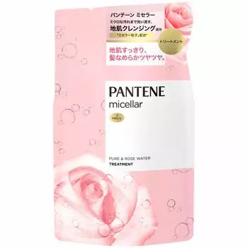Сменный блок мицеллярного средства Pantene 350 г. Чистая розовая вода и
