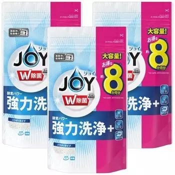 Сменный блок моющего средства для посудомоечной машины Joy, дезинфицирующий, большой емкости, 930 г x 3 шт. [Оптовая закупка] синий