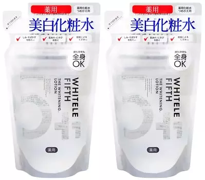 Сменный блок отбеливающего лосьона White Rufifus, большая емкость 420 мл, увлажняющий спрей, который можно использовать на всем теле [квази-лекарство] (Набор 2) [Прекрасное тело]