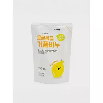 Сменный блок пенного мыла Daiso Mongle Mongle со вкусом лимона