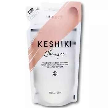 Сменный блок шампуня KESHIKI 420 мл, версия салонного мыла Derived Soap Musk White Сменный блок мыла 1 шт. ``Вводная шампунь. ” (Салон красоты/Салон красоты/Amino