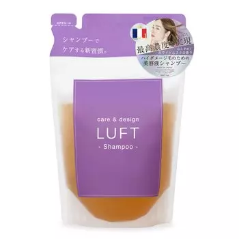 Сменный блок шампуня LUFT High Damage Repair Type Excited White Musk Scent 410 мл Super Moist High Repair Finish Содержит сыворотку с высоким содержанием PPT Care Design Amino