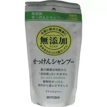 Сменный блок шампуня Miyoshi Soap 300 мл x 5 шт., набор без добавок