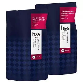 Сменный блок шампуня PRO 300 мл x 2 Energy Pro h&s H&S [Покупка набора]