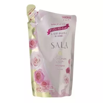 Сменный блок шампуня Sara Moist and Smooth с ароматом сладкой розы 350 мл (х 1)