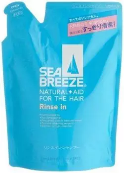 Сменный блок шампуня Shiseido Sea Breeze 400 мл x набор, смываемый, 18 шт.