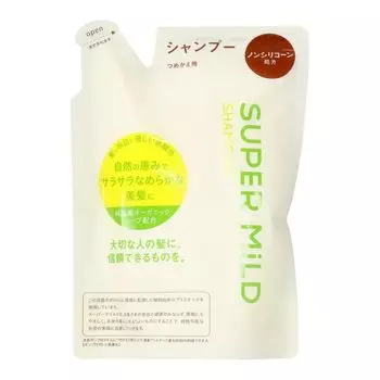 Сменный блок шампуня Shiseido Super Mild Shampoo, набор из 18 предметов, 400 мл, с зеленым цветочным ароматом, который заставит вас почувствовать освежающее дуновение природы. (4901872895885)