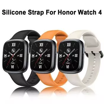 Сменный браслет Смарт-браслет Мягкий силиконовый ремешок для Honor Watch 4 Smart Watch