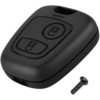 Сменный чехол для ключей без меча, совместимый с Citroen C1 C2 C3 C5 Xsara Saxo Berlingo Picasso, черный, 2 кнопки 5x4x2cm