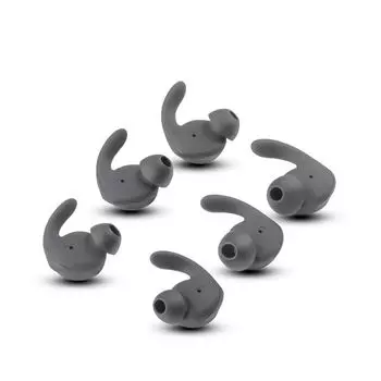 Сменный чехол для наушников, силиконовый чехол для наушников, защитные колпачки, защита для наушников серый