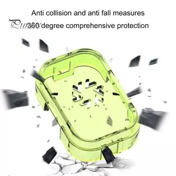 Сменный чехол для светящегося в темноте канатного шутера, прочный, для детей и взрослых, ручной светящийся канатный пусковой механизм, игрушка, прозрачная защитная крышка, сменный чехол розовый