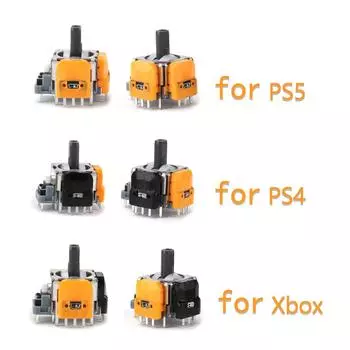 Сменный джойстик с эффектом Холла, аналоговый 3D-сенсор, стик для PS5/PS4/Xbox One/Series, запасные части для контроллера for PS4