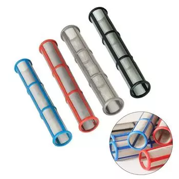 Сменный фильтр из нержавеющей стали, сетка 180 мм, диаметр 31 мм чёрный