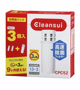 Сменный картридж для очистителя воды Cleansui, 3 шт., CPC5Z