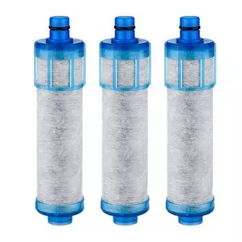 Сменный картридж для очистки воды, набор из 3 картриджей для очистки воды, антибактериальный картридж для очистки воды, удаление высокого содержания хлора