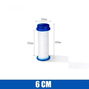 Сменный картридж из полипропилена с хлопком, картридж для фильтра, фильтр для насадки для душа, аксессуар для ванной комнаты 5Pcs 6cm