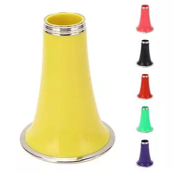 Сменный колокольчик для кларнета, АБС-пластик, никелированное металлическое кольцо, динамик для кларнета, рупорная трубка, духовой инструмент CC28 Black