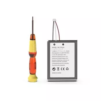 Сменный комплект 1560 мАч, блок питания, зарядное устройство для контроллера PS5, аккумуляторная батарея для джойстика PS5, батарея JYS-P5141 Package size:4*8.6*2cm оранжевый/жёлтый