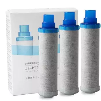 Сменный комплект картриджей для очистки воды с удалением хлора [оригинальный продукт] JF-K11-C (JF-K11 3) Все в одном