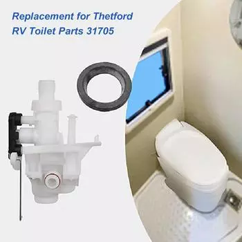Сменный комплект клапана для туалетной воды на колесах для модели Thetford Aqua Magic V High и Low RV белый