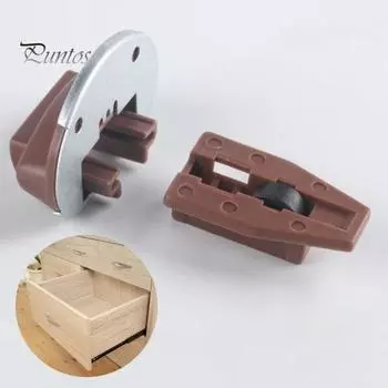 Сменный комплект направляющих для выдвижных ящиков комода Нержавеющая сталь Устойчивость к коррозии Высокая совместимость Простота установки Комплект направляющих для мебельных ящиков Sets