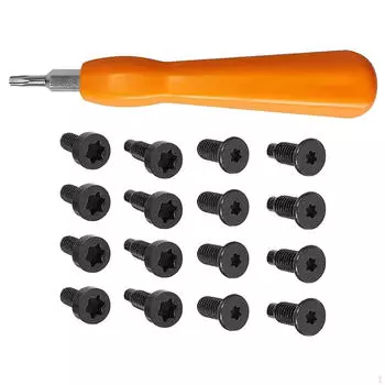 Сменный комплект с отверткой и 16 защитными винтами для доступа к сбросу пароля оранжевый
