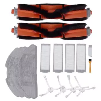 Сменный комплект щеток для швабры и фильтра для пылесоса Mi Robot Vacuum Mop 2 Lite 2 Pro MJSTL MJST1S Sweeper