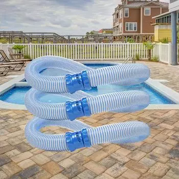 Сменный комплект шланга с замком для очистителя бассейна, шланг для чистки бассейна, маленький шланг, шланг 1 м, синий, 3 шт.