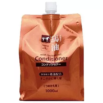 Кондиционер с конским маслом Kumano Oil, сменная насадка 1000 мл