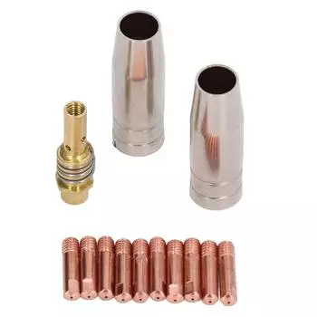 Сменный контактный наконечник сопла сварочного пистолета Соединительный стержень 15AK MIG MAG Расходные материалы для сварочной горелки