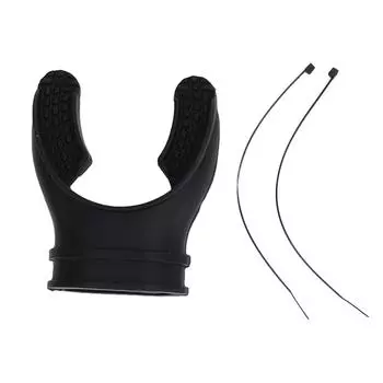 Загубник для дайвинга, удобный силиконовый загубник для дайвинга с трубкой, с