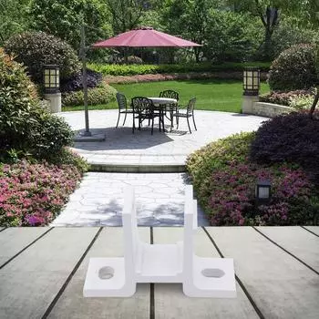 Сменный настенный кронштейн для навесов структурной устойчивости, белый