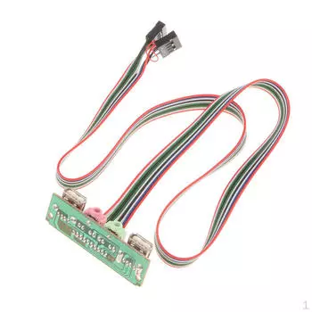 Сменный передний проводной кабель для компьютера своими руками, USB 2.0, аудио, 6,8 см