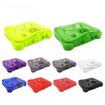 Сменный пластиковый прозрачный чехол Bitfunx для N64, Nintendo 64, сменный чехол, прозрачные коробки