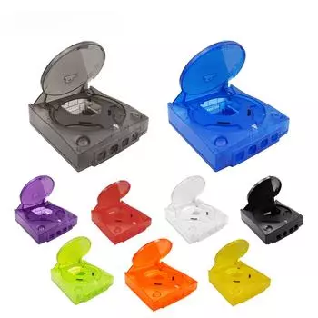 Сменный пластиковый прозрачный чехол для игровой консоли SEGA Dreamcast DC в стиле ретро, прозрачные коробки