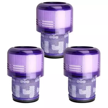 Сменный постфильтр, совместимый с Dyson V11/15 Blue, 3-компонентный фиолетовый