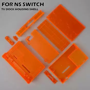 Сменный прозрачный корпус для Nintend Switch TV Dock, зарядная станция, чехол для ремонта TV Dock, подставка, чехол
