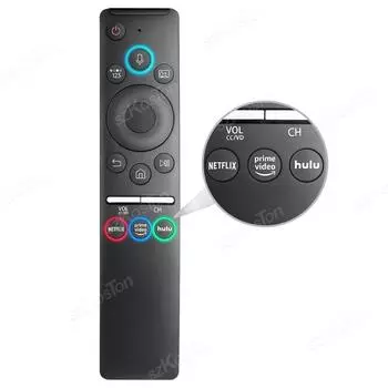 Сменный пульт дистанционного управления с голосовым управлением для Samsung Smart TV BN59-01312A, совместимый с телевизорами Samsung Frame QLED Curved Series