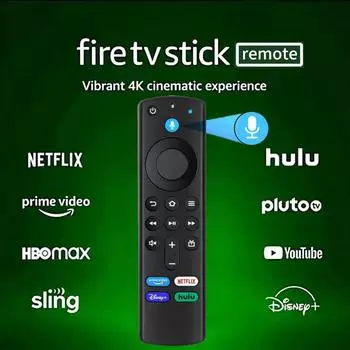 Сменный пульт дистанционного управления с голосовым управлением для Fire Stick TV 3-го поколения Smart TV Stick 4K MAX Lite Fire Cube Remote работает с Alexa