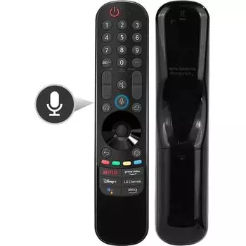 Сменный пульт дистанционного управления TV Magic с функцией голоса и указателя, совместимый с LG Smart TV OLED чёрный
