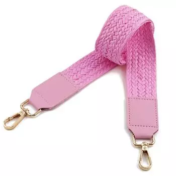 Сменный ремень для сумки через плечо, широкий плечевой ремень, ремень для сумки из искусственной кожи, ремень для сумки, однотонный сменный ремень розовый
