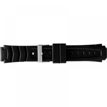 Сменный ремешок для часов BAMBI BGB200AP, уретановый ремень 18 мм, черный мульти 16.18.19.20